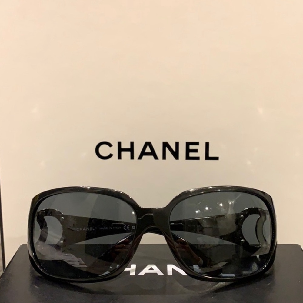 Classic Black Chanel Sunglasses